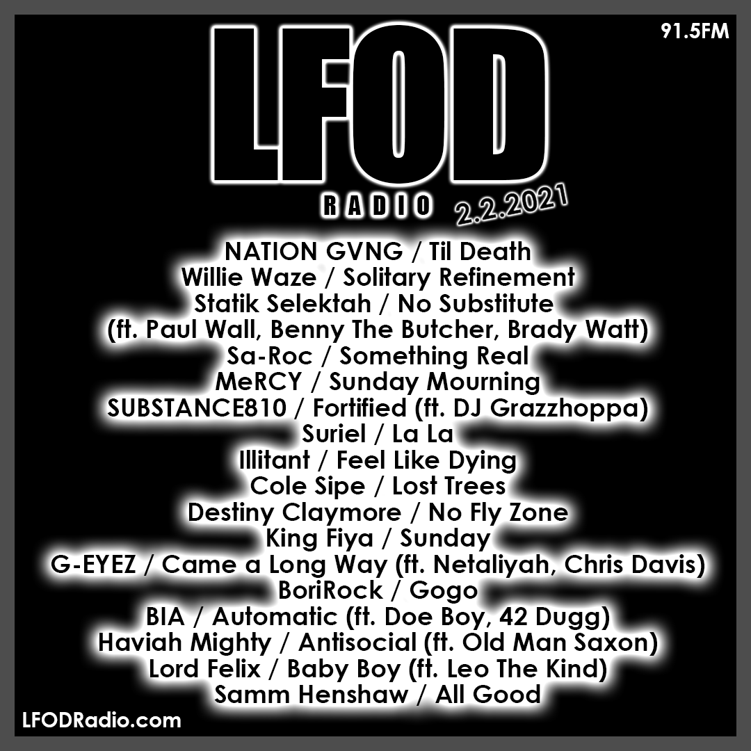21.2.2 LFOD Radio Playlist