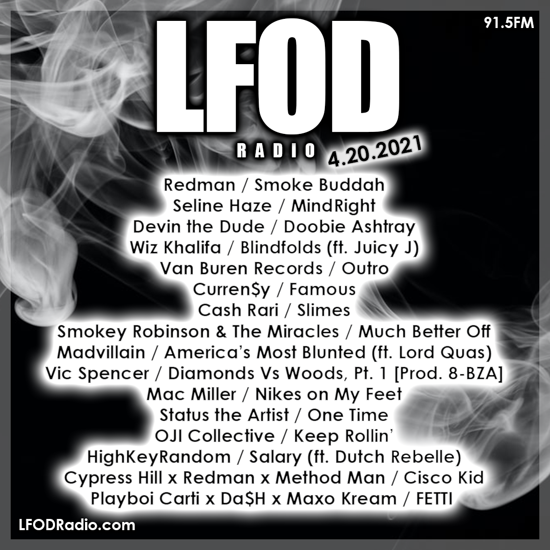 21.4.20 LFOD Radio Playlist
