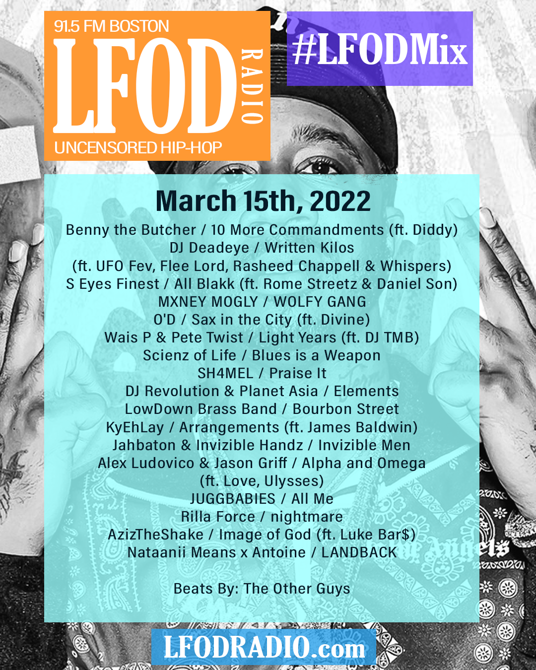 3.15.22 LFOD Radio Playlist