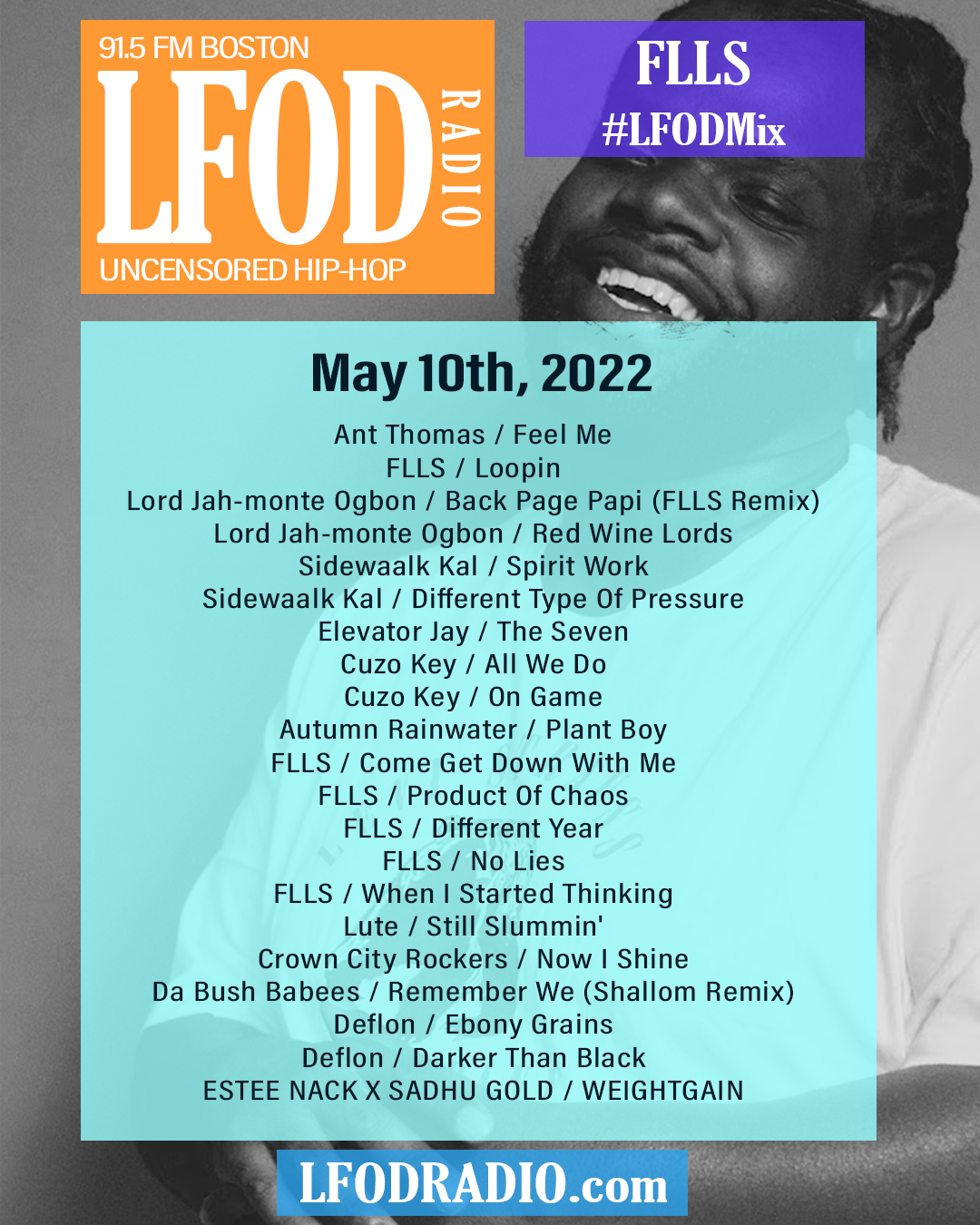 5.10.22 LFOD Radio Playlist