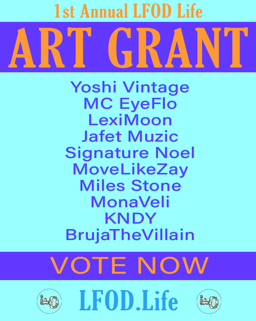 2022 LFOD Life Art Grant Nominees