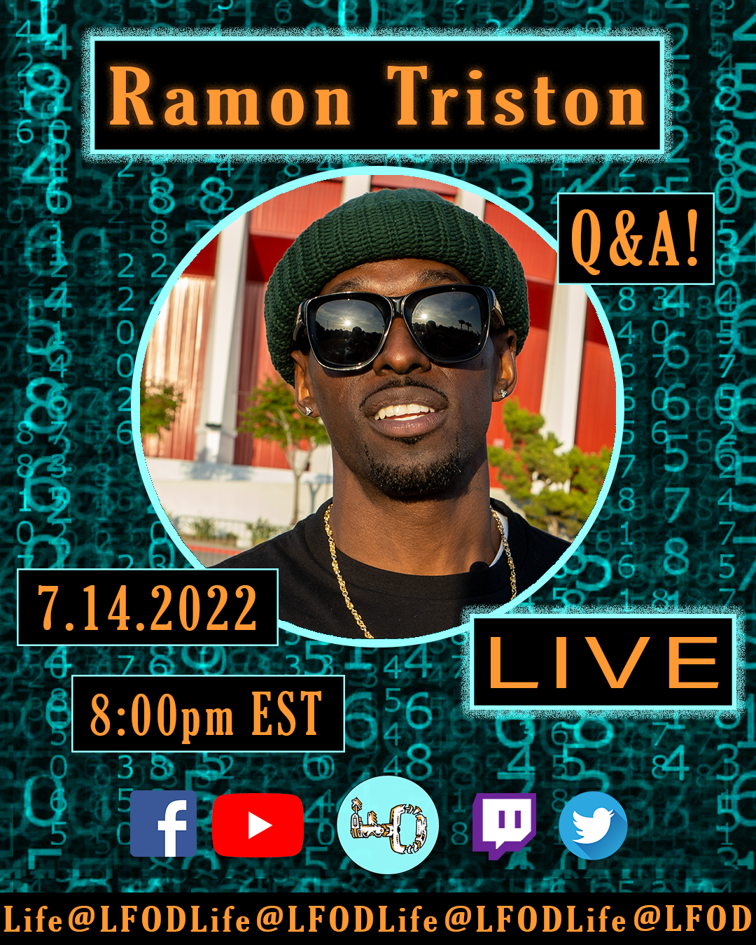 22.7.14 Ramon Triston Q&A Flyer