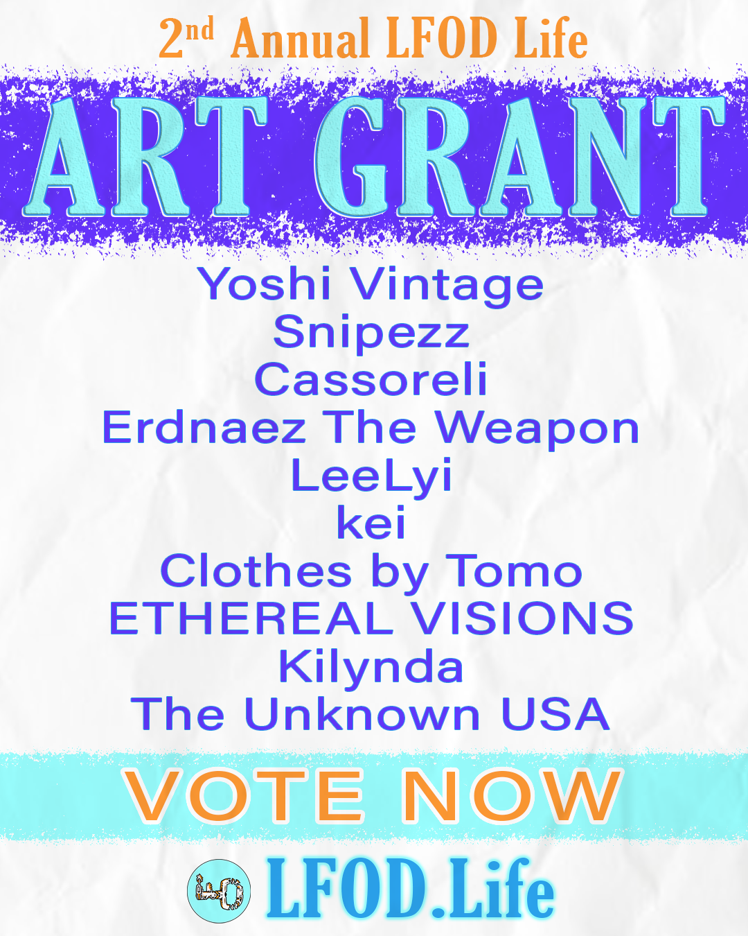 2023 LFOD Life Art Grant Finalists Announcement